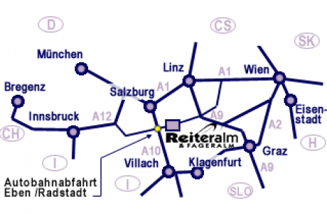 Anreise nach Pichl, Steiermark